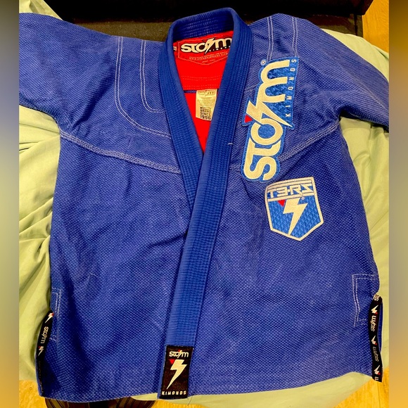 Storm Kimono A0  Fight Sports Cyborg Bjj embroidered Jiu Jitsu Gi kimono - Picture 1 of 8